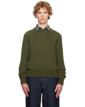 Dries Van Noten Alpaca Jumper - Green