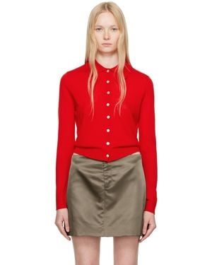 Sandy Liang Summers Cardigan - Red