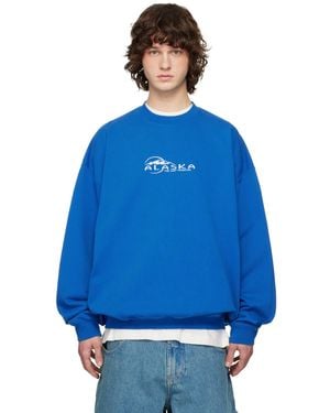 Vetements 'Alaska' Tourist Sweatshirt - Blue