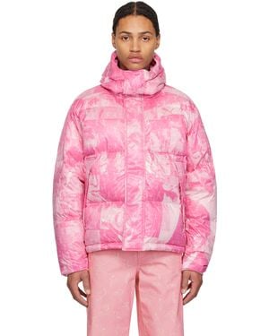 Kidsuper Pumaエディション ピンク Mmq Aop ダウンジャケット