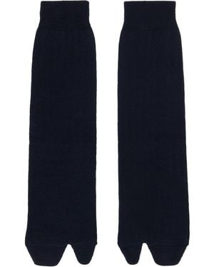 Maison Margiela Wool Tabi Socks - Blue