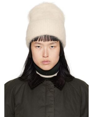 【関税込み】TOTEME ブラック シアリング Winter ビーニー toteme(トーテムスウェーデン) ニットキャップ・ビーニー