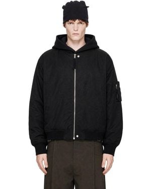 Thom Krom 'M J 93' Bomber Jacket - Black