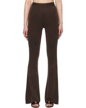 Versace Jeans Couture ブラウン フレア レギンス - ブラック