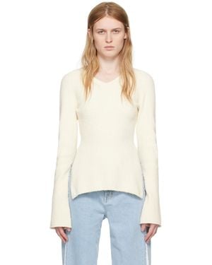 Axel Arigato Off- Tube Jumper - White