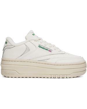 Reebok オフホワイト Club C Extra スニーカー - ブラック