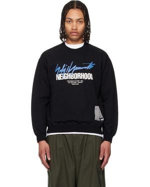 Yohji Yamamoto Neighborhood Edition Ls Sweatshirt - Black