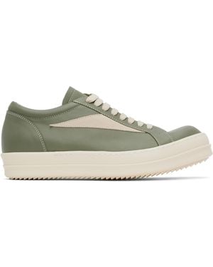 Rick Owens グリーン Hollywood Sneaks スニーカー - ブラック