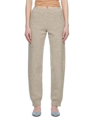 Baserange Taupe Danube Lounge Trousers - Natural