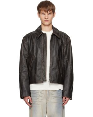 Hope Void Leather Jacket - Black