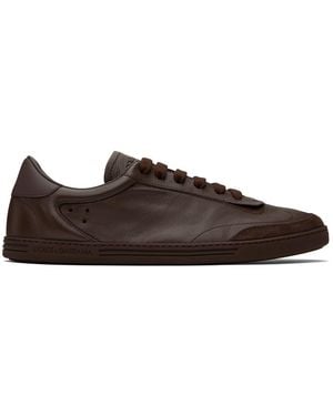 Dolce & Gabbana ブラウン Saint Tropez スニーカー - ブラック