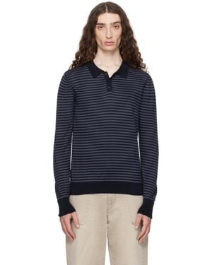 Paloma Wool ネイビー Hugo Ii ニットポロシャツ - ブルー