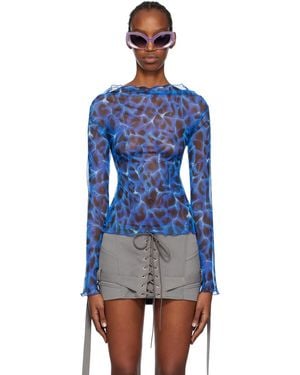 KNWLS Clavicle Blouse - Blue
