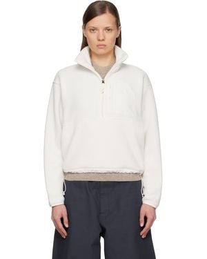 The North Face Off- Yumiori Off Peak 1/2 Zip Jacket - White