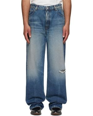MM6 by Maison Margiela Straight-Leg Jeans - Blue