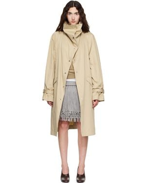TOTEME Oversized Cotton Trench Coat - Natural