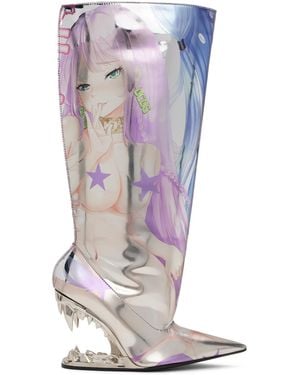 Gcds Morso Hentai Wide Tall Boots - Multicolour