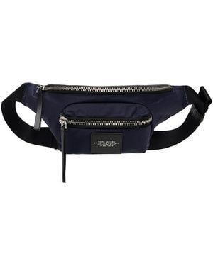 Marc Jacobs ネイビー The Biker Nylon ベルトバッグ - ブラック