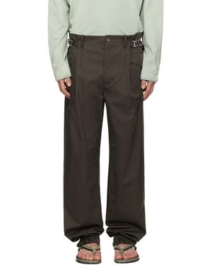 Kiko Kostadinov Egreta Trousers - Black