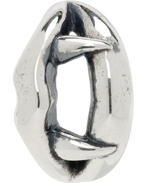 Yohji Yamamoto Vampire Pierce Single Earring - Grey