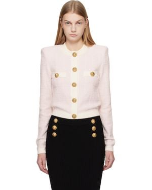 Balmain Light Tweed Cardigan - Black