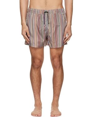 Paul Smith マルチカラー 'Signature Stripe' スイムショーツ