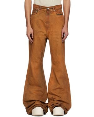 Rick Owens Hollywood Bolan Bootcut Jeans - Brown
