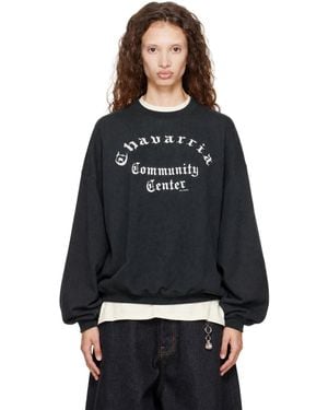 Willy Chavarria 'Community Center' Sweatshirt - Black