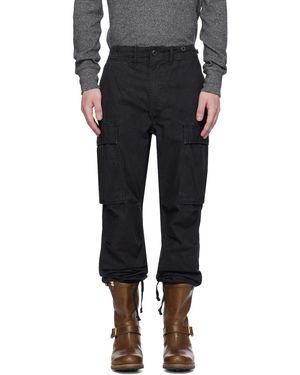 RRL ブラック Surplus カーゴパンツ