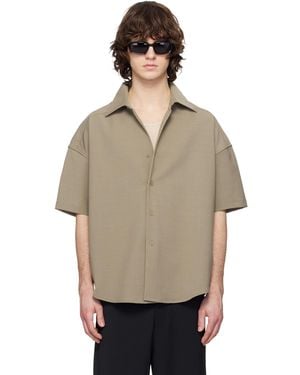 Entire studios Taupe Short Sleeve Shirt - Natural