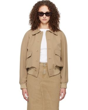 A.P.C. Raglan Bomber Jacket - Natural