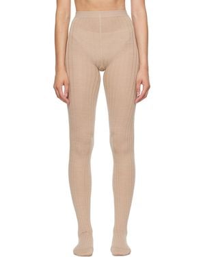 Jil Sander Collant En Laine - Neutre