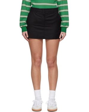 DUNST Micro Miniskirt - Black