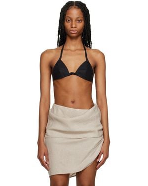 Subtle Le Nguyen Seashell Bralette - Black