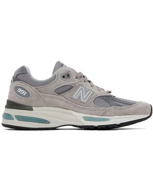 New Balance グレー Made In Uk 991v2 スニーカー - ブラック