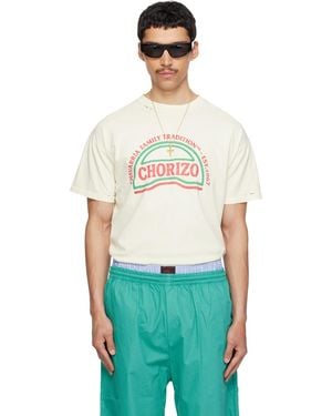 Willy Chavarria Off- 'Chorizo' Easy T-Shirt - Green