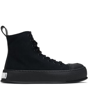 Moschino Bumps & Stripes Sneakers in Black for Men | Lyst UK