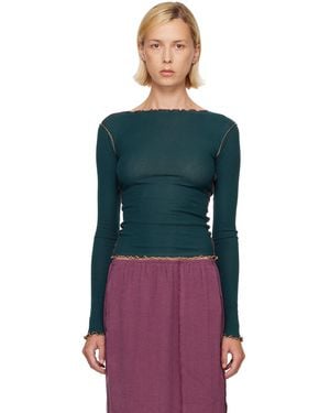 Baserange Vein Long Sleeve T-Shirt - Green