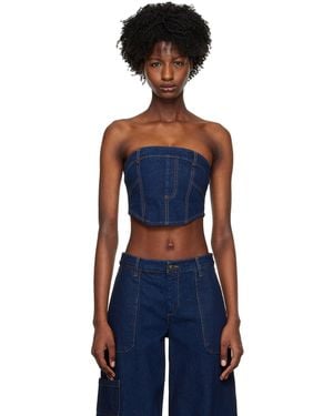 Bec & Bridge Roxanne Corset Top - Blue