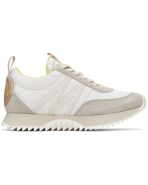Moncler Quilted Nylon Suede Lace-up Trainers - Multicolour