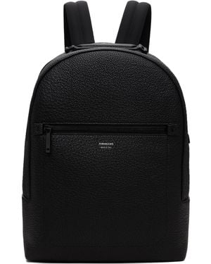 Ferragamo Leather Backpack - Black