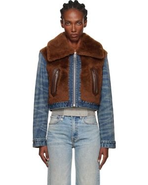 R13 'Denim Fur' Jacket - Black