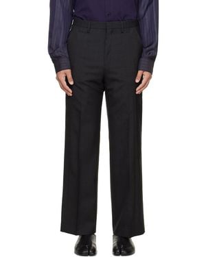 Maison Margiela Regular Tailored Trousers - Blue