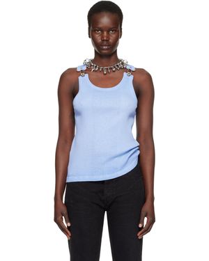 Jean Paul Gaultier 'The Straps' Tank Top - Blue