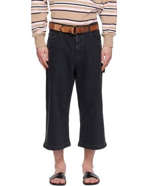Sanderlak Wide Skater Jeans - Black