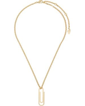 Off-White c/o Virgil Abloh Paperclip Necklace - Black