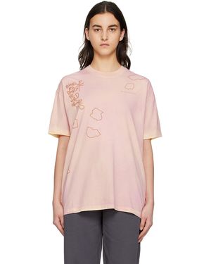 Objects IV Life T-shirt rose à effet patiné