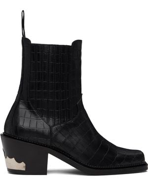 Toga Virilis Ssense Exclusive Croc Aj1255 Boots - Black