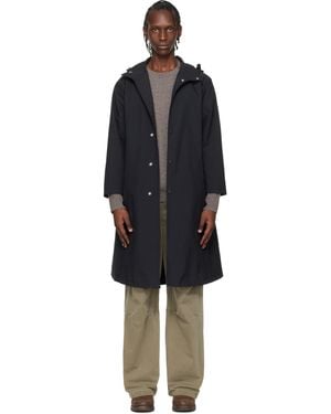 Nanamica 2L Nylon Gore-Tex Hooded Coat - Black