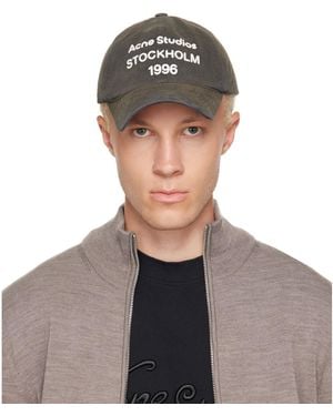 Acne Studios '1996' Logo Baseball Cap - Gray